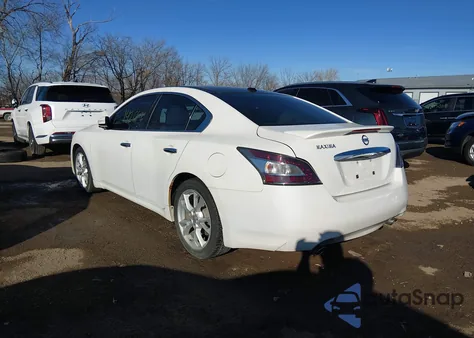 2012 Nissan Maxima 3.5 Sv z USA, uszkodzony, nr VIN 1N4AA5AP7CC818828